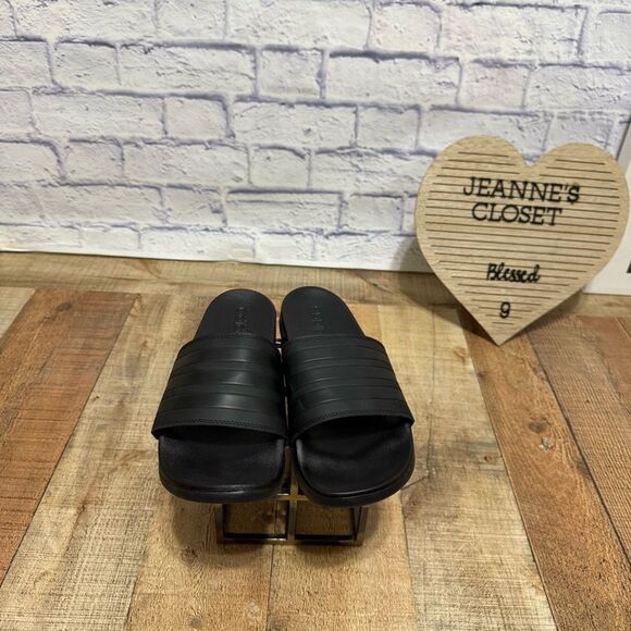 ADILETTE COMFORT SLIDES black main image 10